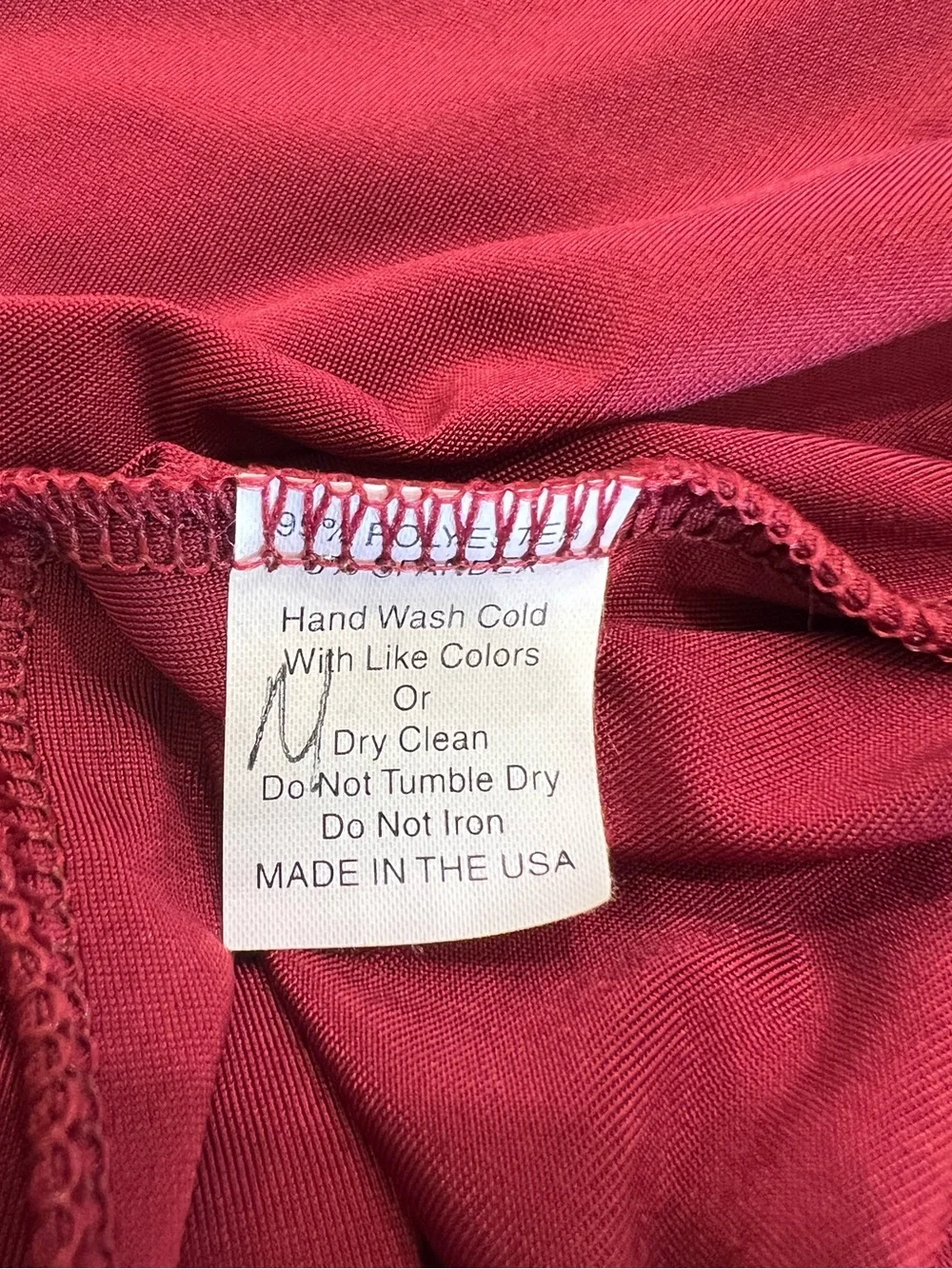 Dance America Burgundy Ruffle Side Slit Pants Made in USA Medium - Picture 6 of 10